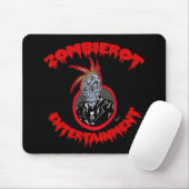 "Zombie Xtoph" Zombierot Logo Mousepad Muismat (Met muis)