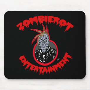 "Zombie Xtoph" Zombierot Logo Mousepad Muismat