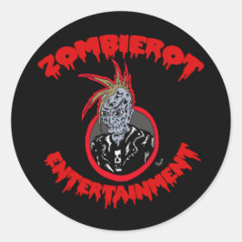 "Zombie Xtoph" Zombierot Logo Sticker