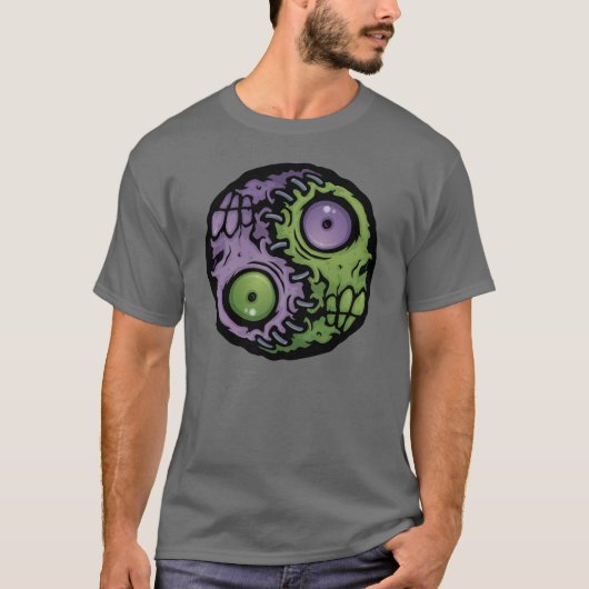 Zombie Yin-Yang T-shirt (Voorkant)