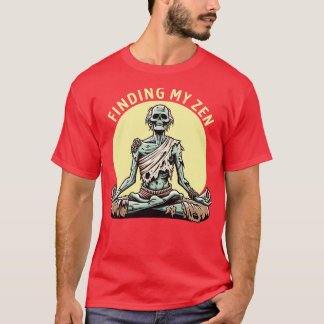 Zombie Yoga Mijn Zen vinden T-shirt