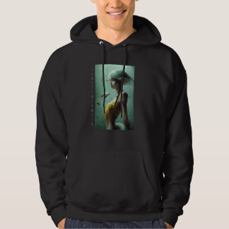 Zombie Zeemeermin 1 Ondead Horror Gotische Donkere Hoodie