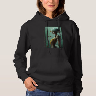 Zombie Zeemeermin 1 Ondead Horror Gotische Donkere Hoodie