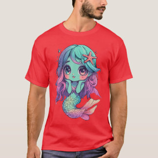Zombie Zeemeermin Halloween Kostuum Griezelige Tri T-shirt