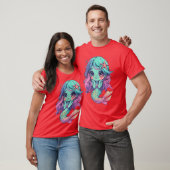Zombie Zeemeermin Halloween Kostuum Griezelige Tri T-shirt (Unisex)