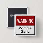 Zombie Zone Button (Voorkant /achterkant)