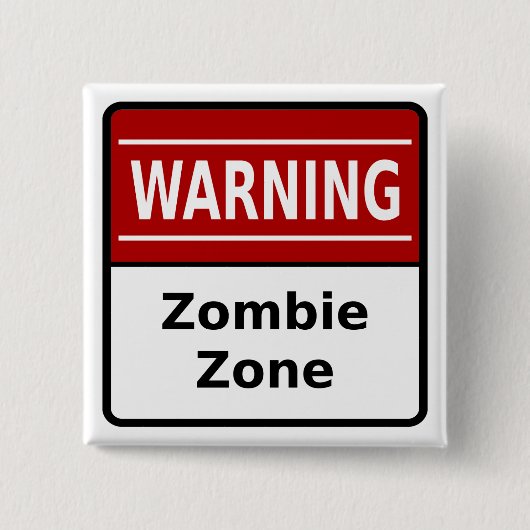 Zombie Zone Button (Voorkant)