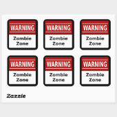 Zombie Zone Sticker (Vel)