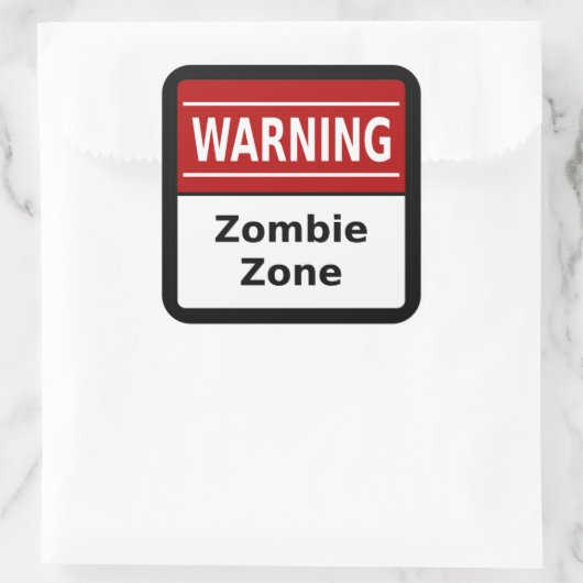 Zombie Zone Sticker (Tas)