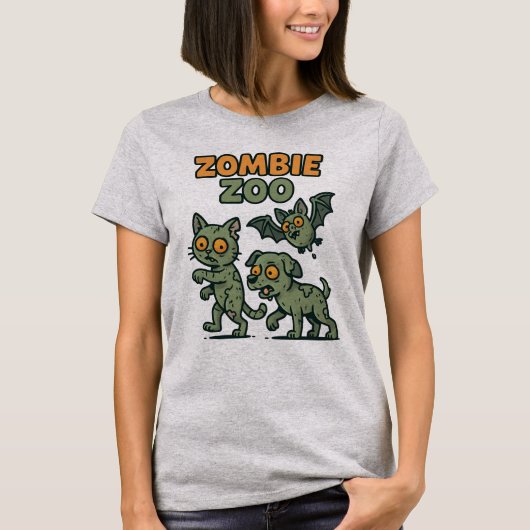 ZOMBIE ZOO Ondoden T-shirt (Voorkant)