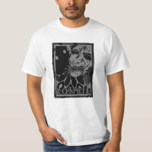 ZOMBIE- Zwart & Grijs T-shirt