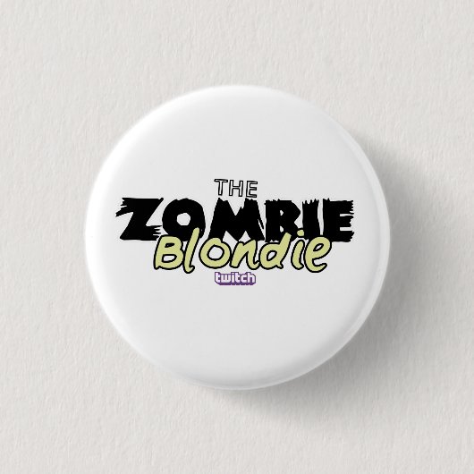 ZombieBlondie Pin! Ronde Button 3,2 Cm (Voorkant)