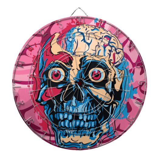 Zombiebrein Dartbord (Voorkant)