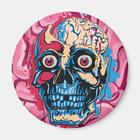 Zombiebrein Magneet (Voorkant)