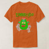 Zombiecado Zombie Avocado Halloween Funny T-shirt (Design voorkant)