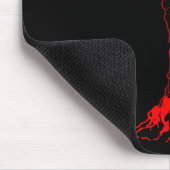 ZombieCore esthetische Zombie Hand Red Rose Skelet Muismat (Hoek)