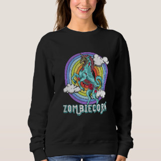 Zombiecorn Zombie Eenhoorn Regenboog Griezelige Ha Trui