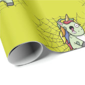 Zombiecorn Zombie Unicorn Halloween Gift Cadeaupapier (Rol Hoek)