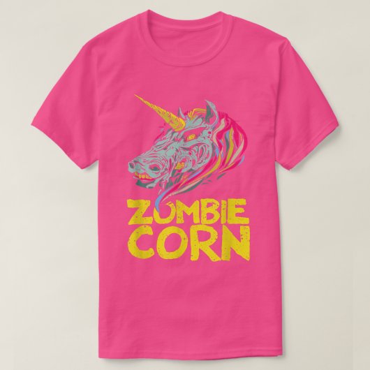 Zombiecorn Zombie Unicorn Lovers Halloween Animal T-shirt (Design voorkant)