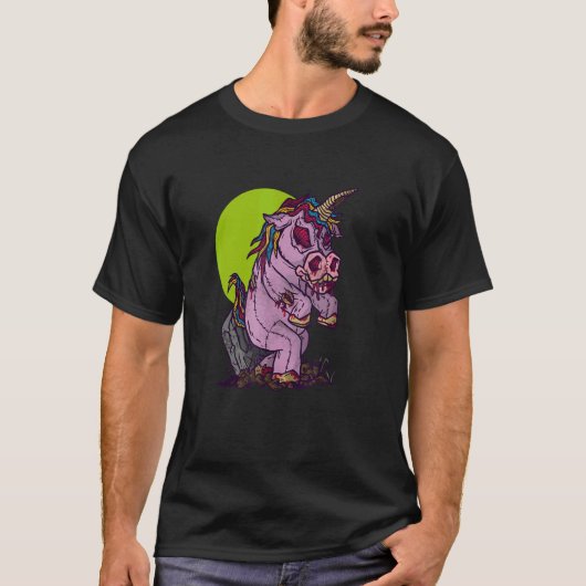 Zombieeenhoorn T-shirt (Voorkant)