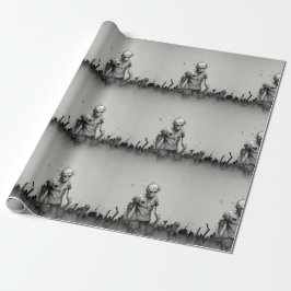 Zombiefied Wrapping Paper Cadeaupapier
