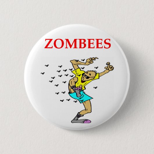 zombiefje ronde button 5,7 cm (Voorkant)