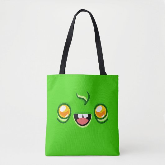 Zombiegezicht - Happy Jump Tote Bag (Voorkant)