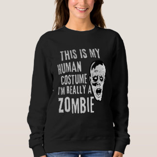 Zombiegezicht Lui Halloween Kostuum Trui
