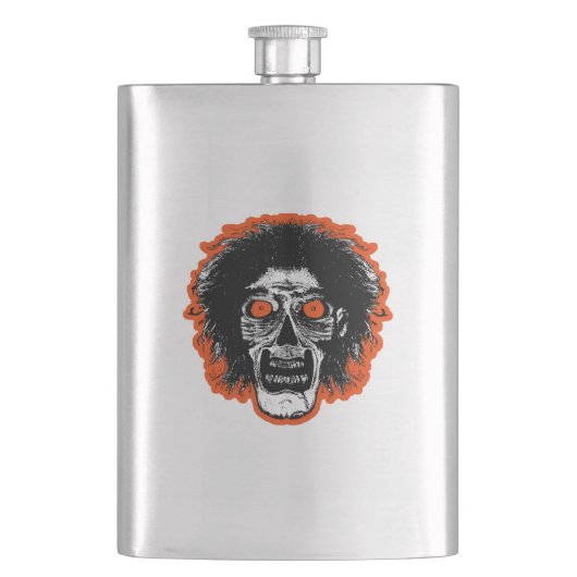 Zombiegezicht Oranje Flacon (Voorkant)