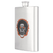 Zombiegezicht Oranje Flacon (Links)
