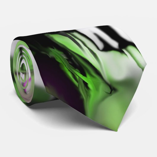 zombiegezicht stropdas (Opgerold)