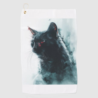 Zombiekat Apocalyps Golfhanddoek