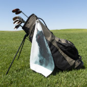 Zombiekat Apocalyps Golfhanddoek (Groen)