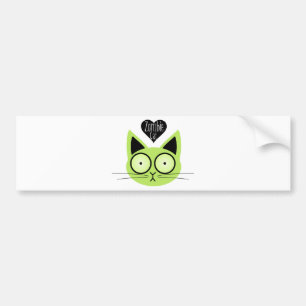 Zombiekat Bumpersticker