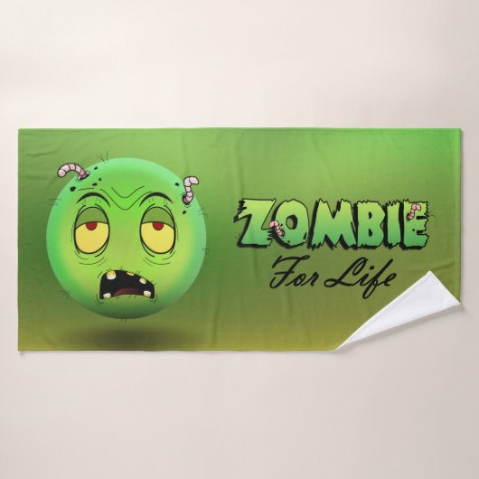 Zombiemoji-handdoeken Badhanddoek (Badhanddoek)