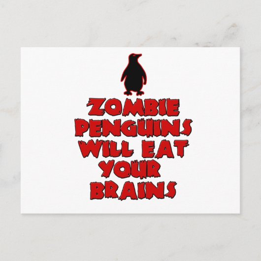 ZombiePenguins Briefkaart (Voorkant)