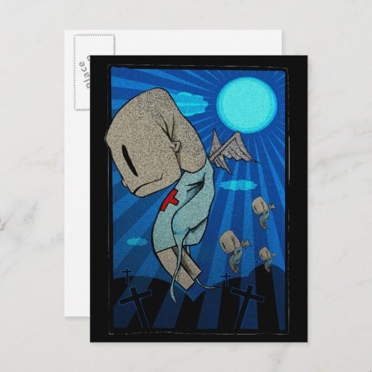 Zombies 2012 briefkaart (Voorkant / Achterkant)