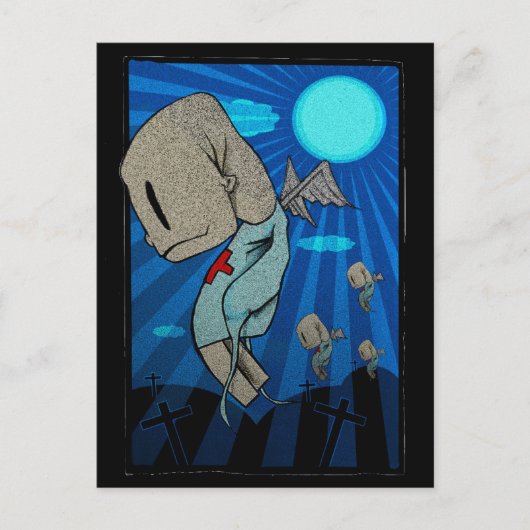 Zombies 2012 briefkaart (Voorkant)