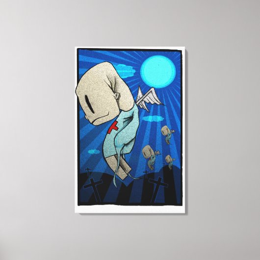 Zombies 2012 canvas afdruk (Voorkant)