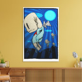 Zombies 2012 canvas afdruk (Insitu (Woonkamer))