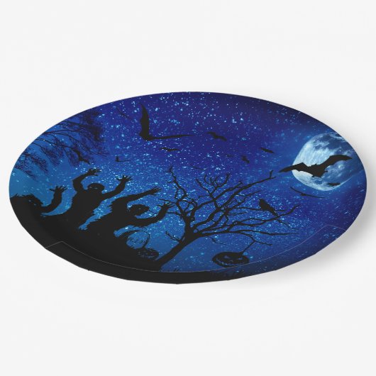 Zombiës 2 Aangepast papier Bord 9" (Gekanteld)