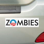 ZOMBIES 4 Obama Slime Bumpersticker (Op auto)