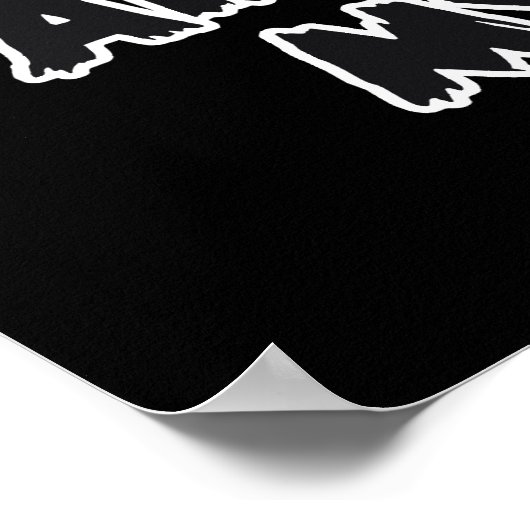 Zombies aangepast poster kleur (Hoek)