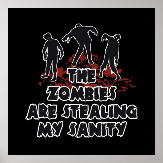 Zombies aangepast poster kleur (Voorkant)