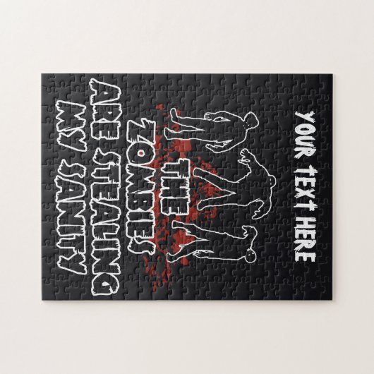 Zombies aangepaste puzzel (Horizontaal)