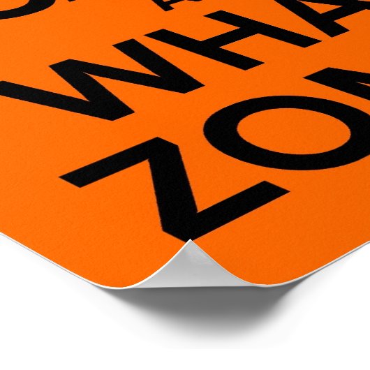 Zombiës-afdruk kalk en whisky behouden poster (Hoek)