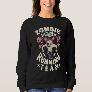 Zombies Apocalypse Running Team Scary Happy Hallow Trui