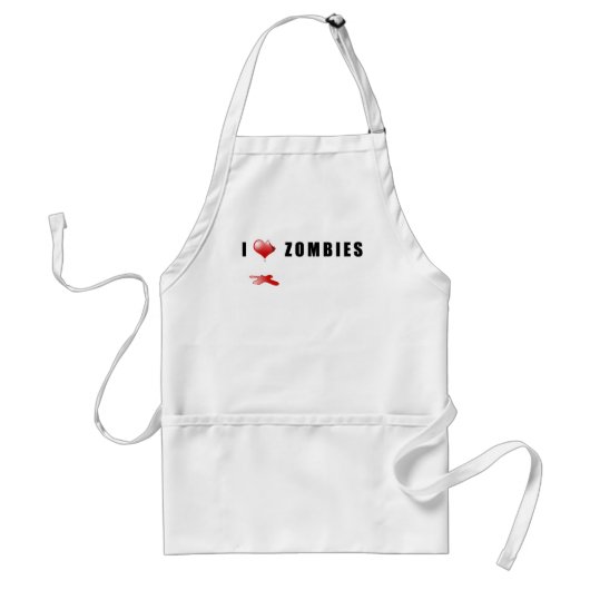 Zombies Apron Standaard Schort (Voorkant)