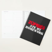 "Zombies Ate My Homework", dood levend Planner (Display)