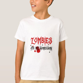 Zombies Ate My Homework T-shirt